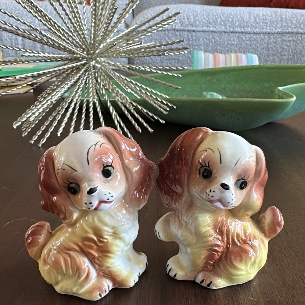 Vintage Ceramic Dog Figurines